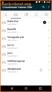 Crossdresser Heaven Chat screenshot
