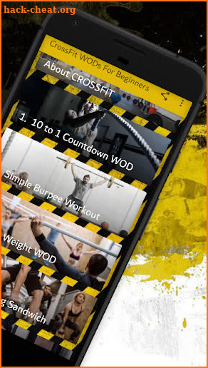 CrossFit WODs For Beginners screenshot
