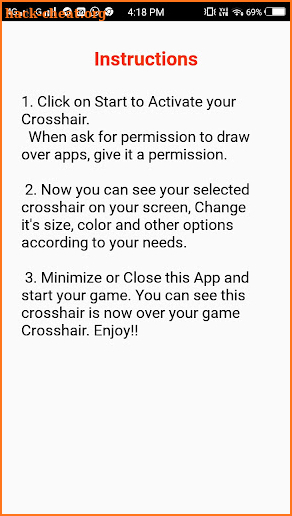 Crosshair -Make own for Games screenshot