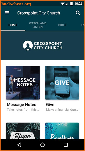 Crosspoint City Church screenshot