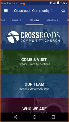 Crossroads Community Church Oh screenshot