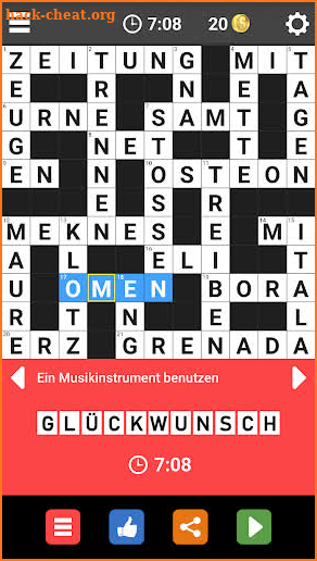 Crossword German Puzzles Free screenshot