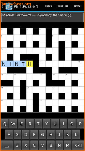 Crossword Lite screenshot