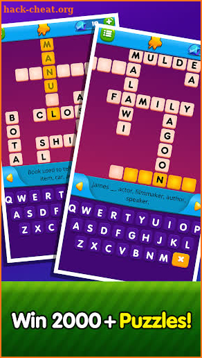Crossword Puzzle Journey with Hints Free Word Game screenshot