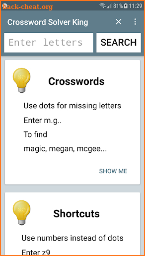 Crossword Solver King screenshot
