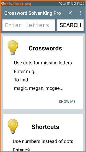 Crossword Solver King Pro screenshot