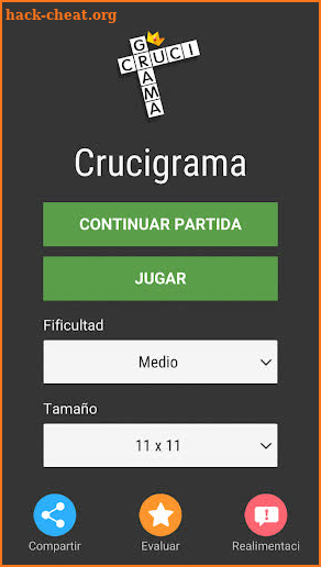 Crossword Spanish Puzzle Free Word Game Offline screenshot