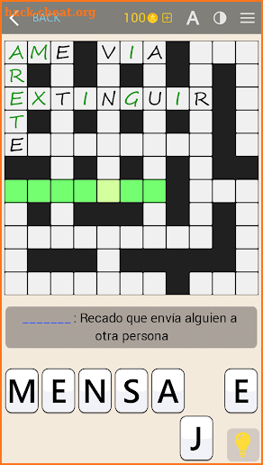 Crosswords - Spanish version (Crucigramas) screenshot