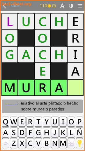 Crosswords - Spanish version (Crucigramas) screenshot