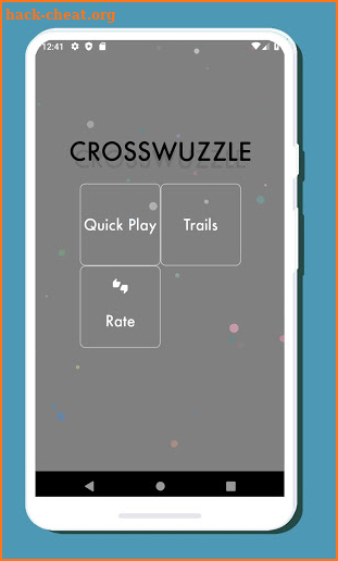 Crosswuzzle screenshot