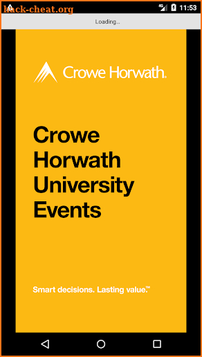 Crowe Horwath University Event screenshot