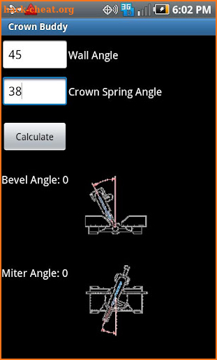 Crown Molding Calculator screenshot