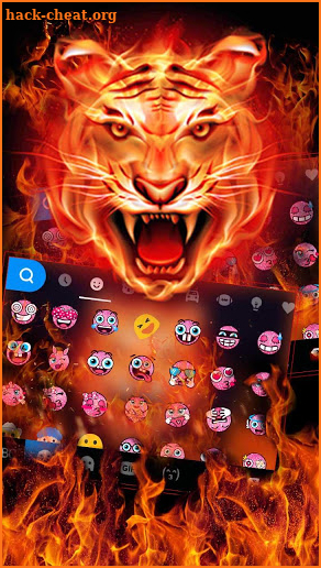 Cruel Tiger 3D Keyboard Theme screenshot