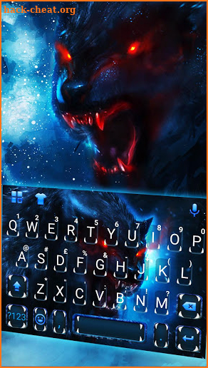 Cruel Wolf Keyboard Theme screenshot