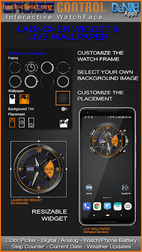 Cruise Control HD Watch Face Widget Live Wallpaper screenshot