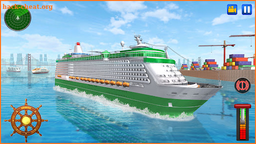 Cruise Ship Driving: US Cargo Ship Transport Game screenshot
