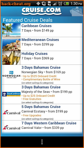 Cruise.com screenshot
