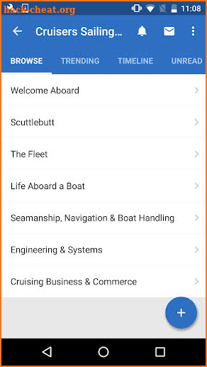 Cruisers Sailing Forum screenshot