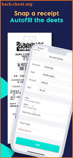 Crunchr Receipt Scanner screenshot