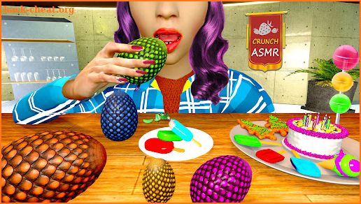Crunchy ASMR Food Eating Sound screenshot