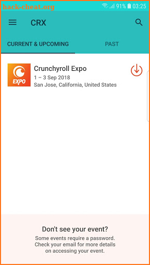 Crunchyroll Expo (CRX) screenshot