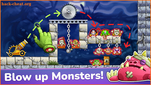 Crush the Monsters：Cannon Game screenshot