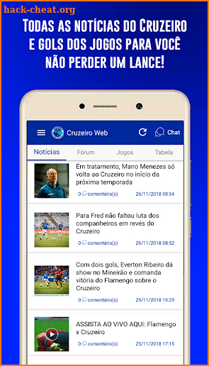 CruzeiroWeb - Notícias screenshot