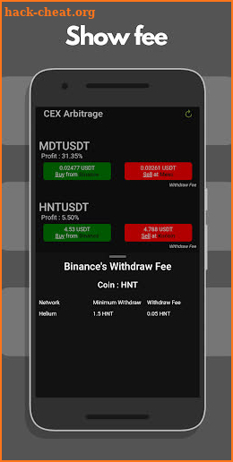 Crypto Arbitrage | CEX screenshot