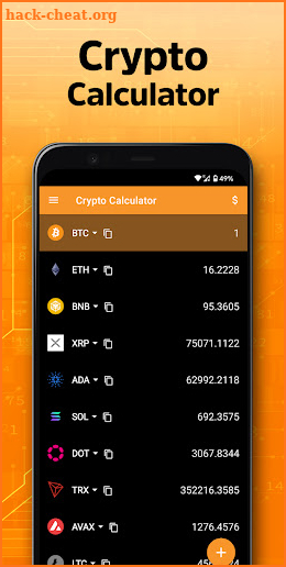 Crypto Calculator screenshot