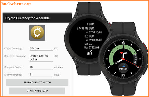 Crypto Currency for Wearable screenshot