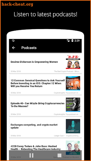 Crypto Feeds - News, Podcasts, VBlogs & Gossips screenshot
