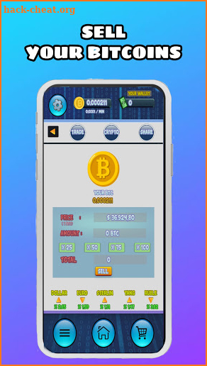Crypto Mining : Free Bitcoin Machine Simulator screenshot