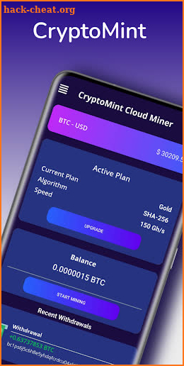 Crypto Mint | BTC Cloud Mining screenshot