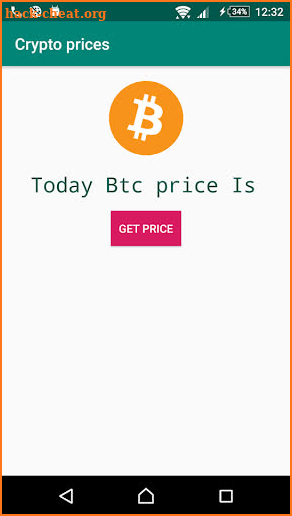 Crypto prices screenshot