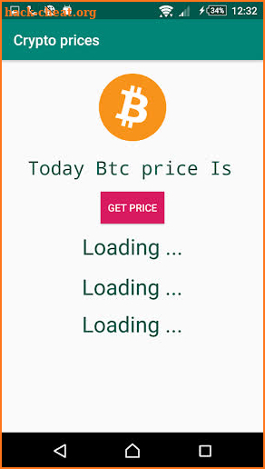 Crypto prices screenshot