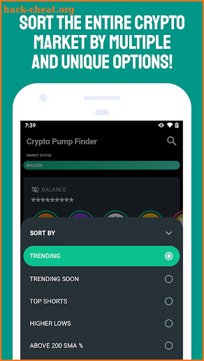 Crypto Pump Finder for Bitcoin screenshot