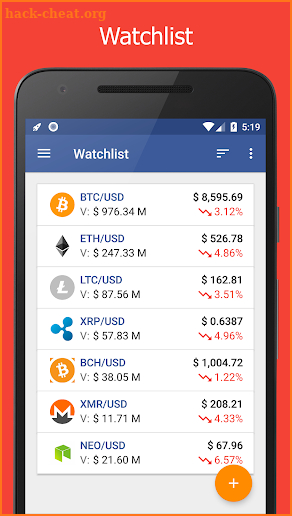 Crypto Rocket PRO - Cryptocurrency Prices & News screenshot