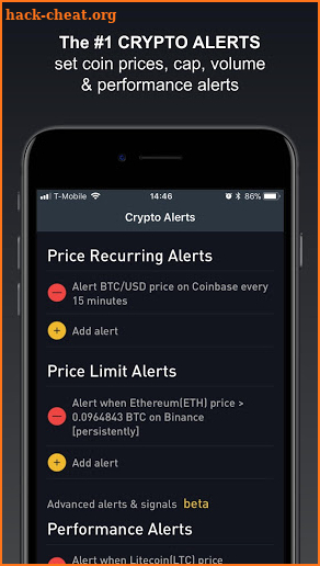 Crypto Tracker by BitScreener screenshot