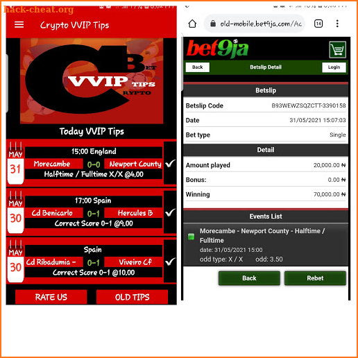 Crypto VVIP Tips screenshot