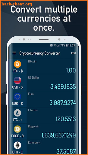 Cryptocurrency Converter - Exc screenshot