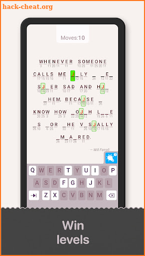Cryptogram: Word Brain Puzzle screenshot