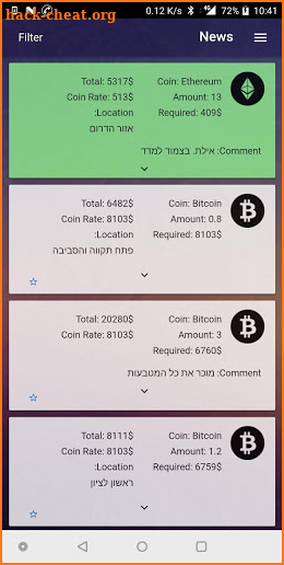 CryptoMap screenshot