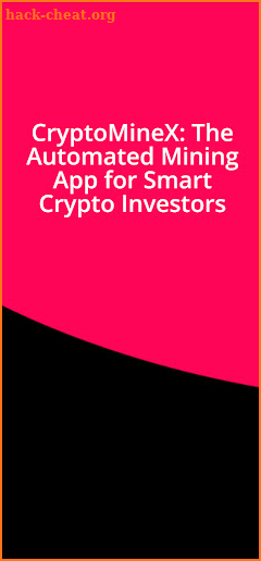 CryptoMineX - Cloud Mining App screenshot