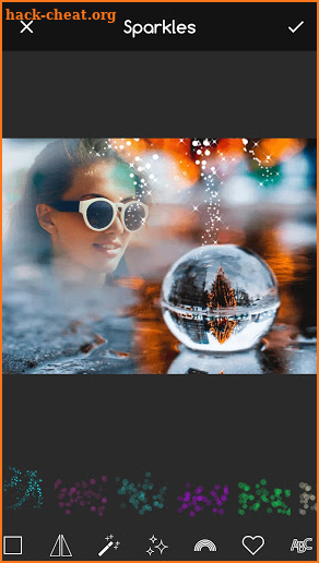 Crystal Ball Frames for Pictures with Effects screenshot