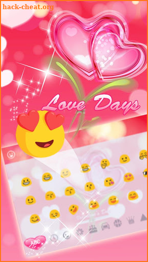 Crystal Love Keyboard screenshot