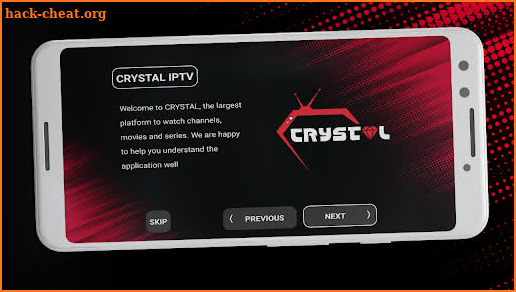 crystal OTT user&passowrd screenshot