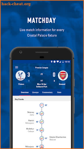 Crystal Palace FC screenshot