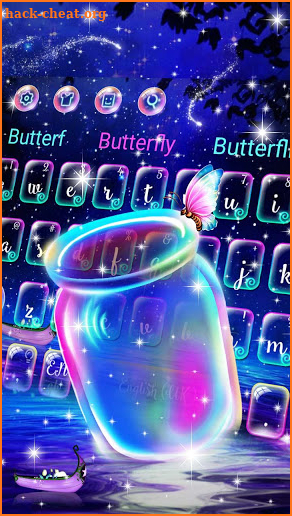 Crystal Sparklling Bottel Keyboard screenshot