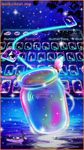 Crystal Sparklling Bottel Keyboard screenshot