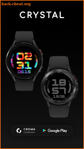 Crystal Watch Face for Wear OS screenshot